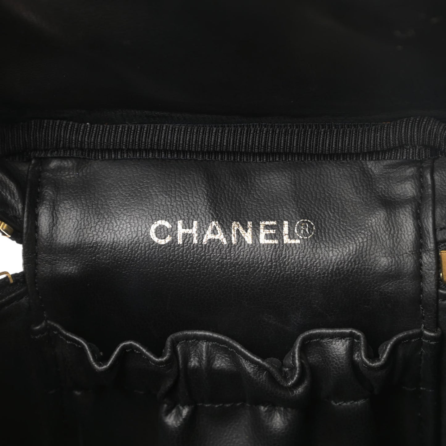 Caviar Cosmetic Vanity Bag Black