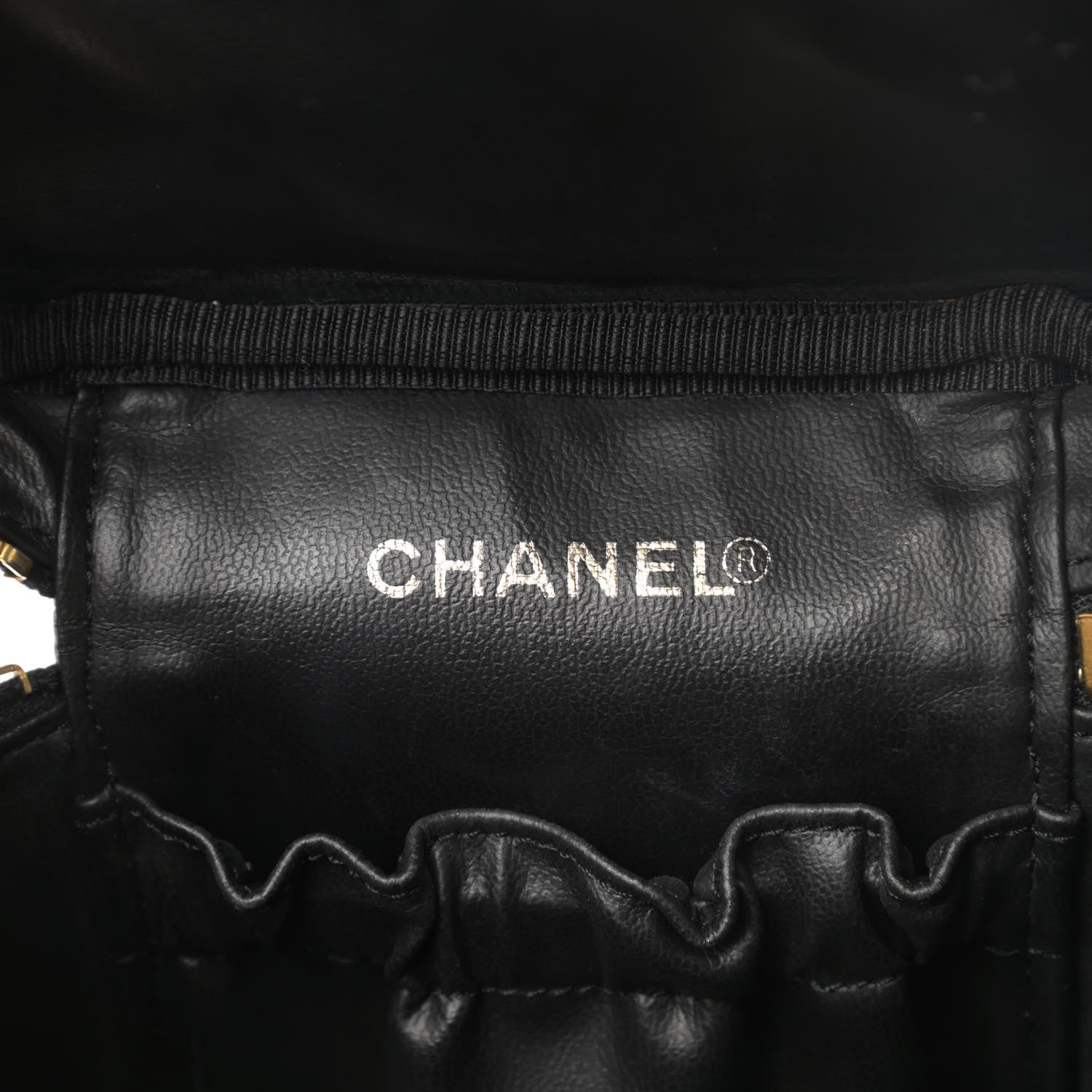 Chanel Caviar Cosmetic Vanity Bag Black 6 of 11