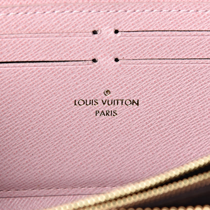 Louis Vuitton Monogram Clemence Wallet Rose Ballerine 6 of 8
