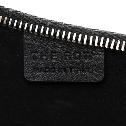 The Row Smooth Calfskin Half Moon Shoulder Bag Black 6 of 9