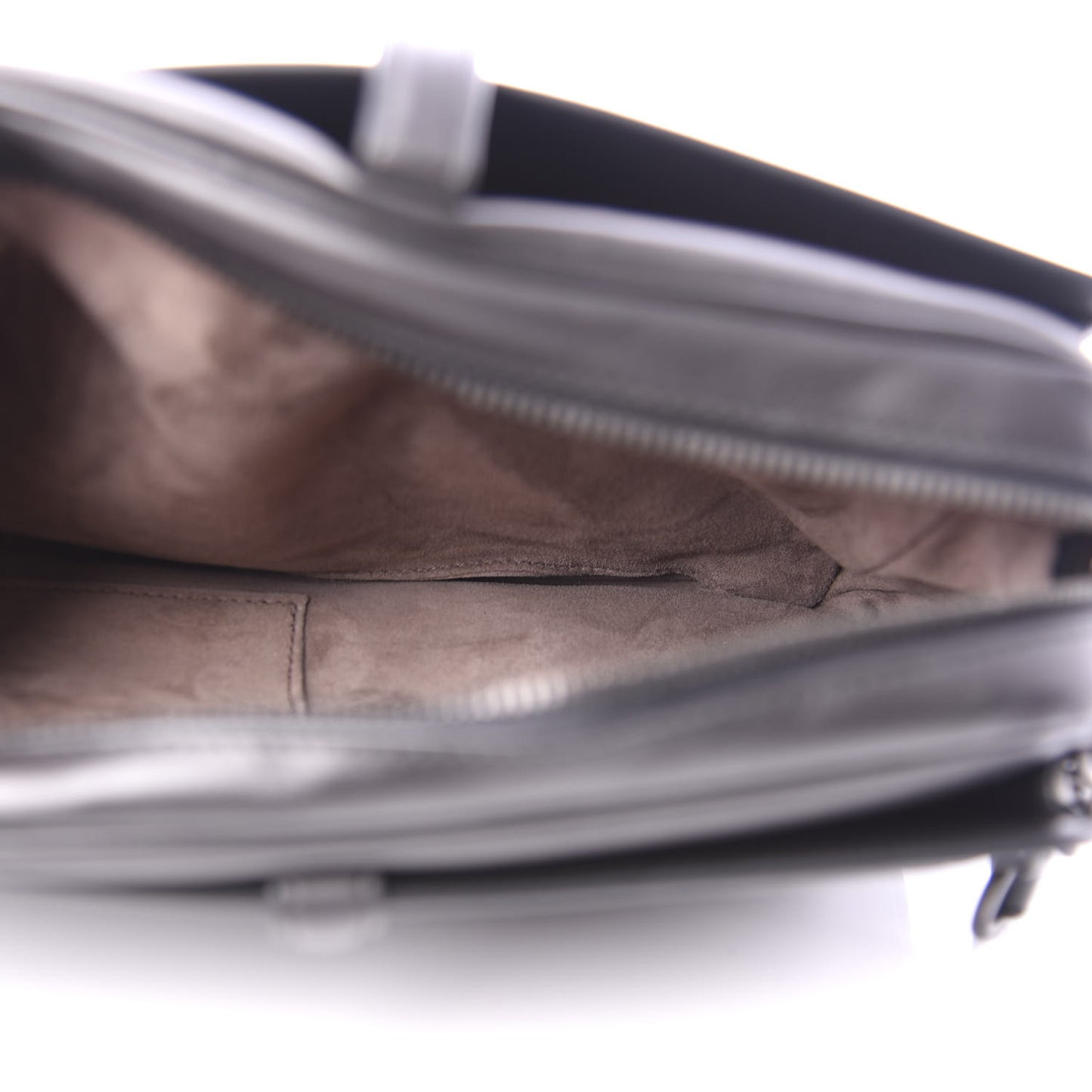 Nappa Intrecciato Medium Camera Shoulder Bag Black