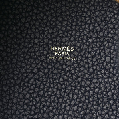 Hermes Taurillon Clemence Picotin Lock 22 MM Bleu Nuit 6 of 12