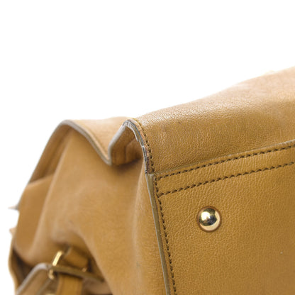 Saint Laurent Sheepskin Large Cabas ChYc Mustard 12 of 16