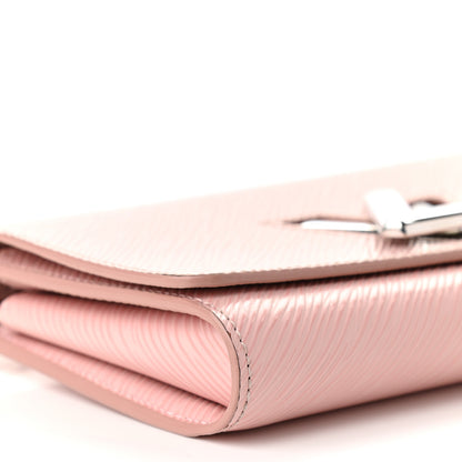 Louis Vuitton Epi Twist Chain Wallet Rose Ballerine 8 of 13