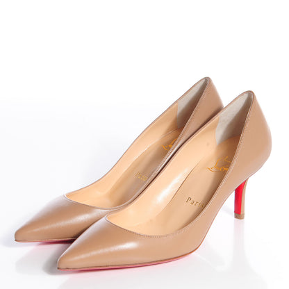 Christian Louboutin Kid Apostrophy 70 Pumps 36 Dune 3 of 6