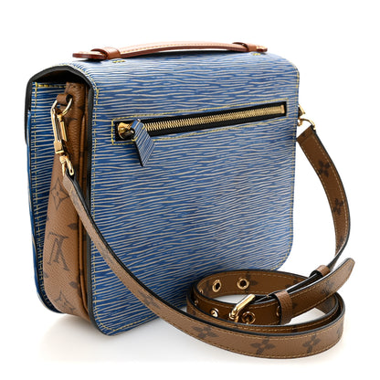 Louis Vuitton Epi Reverse Monogram Pochette Metis Denim Light 3 of 9