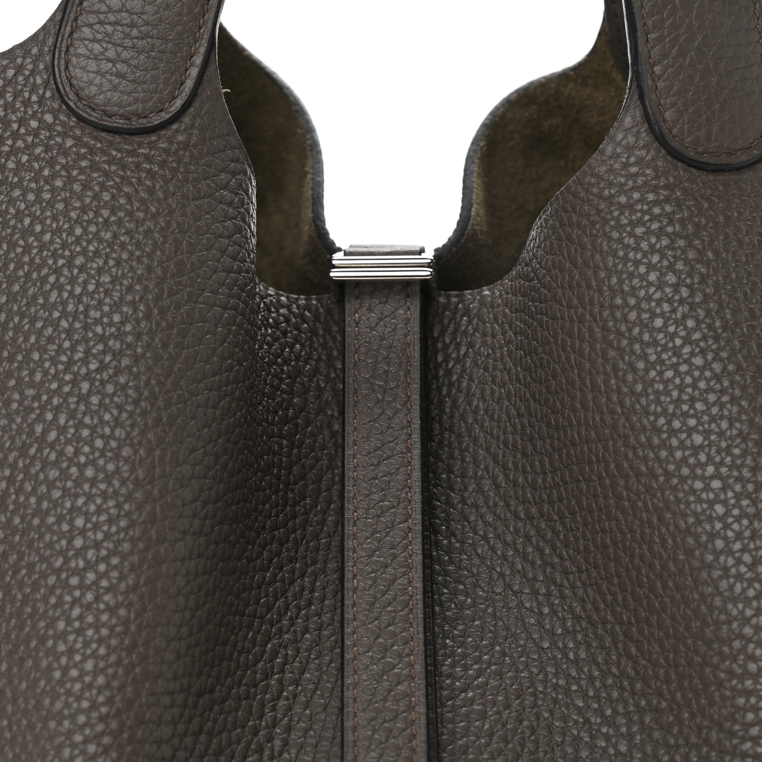 Hermes Taurillon Clemence Picotin Lock 22 MM Etain 8 of 10