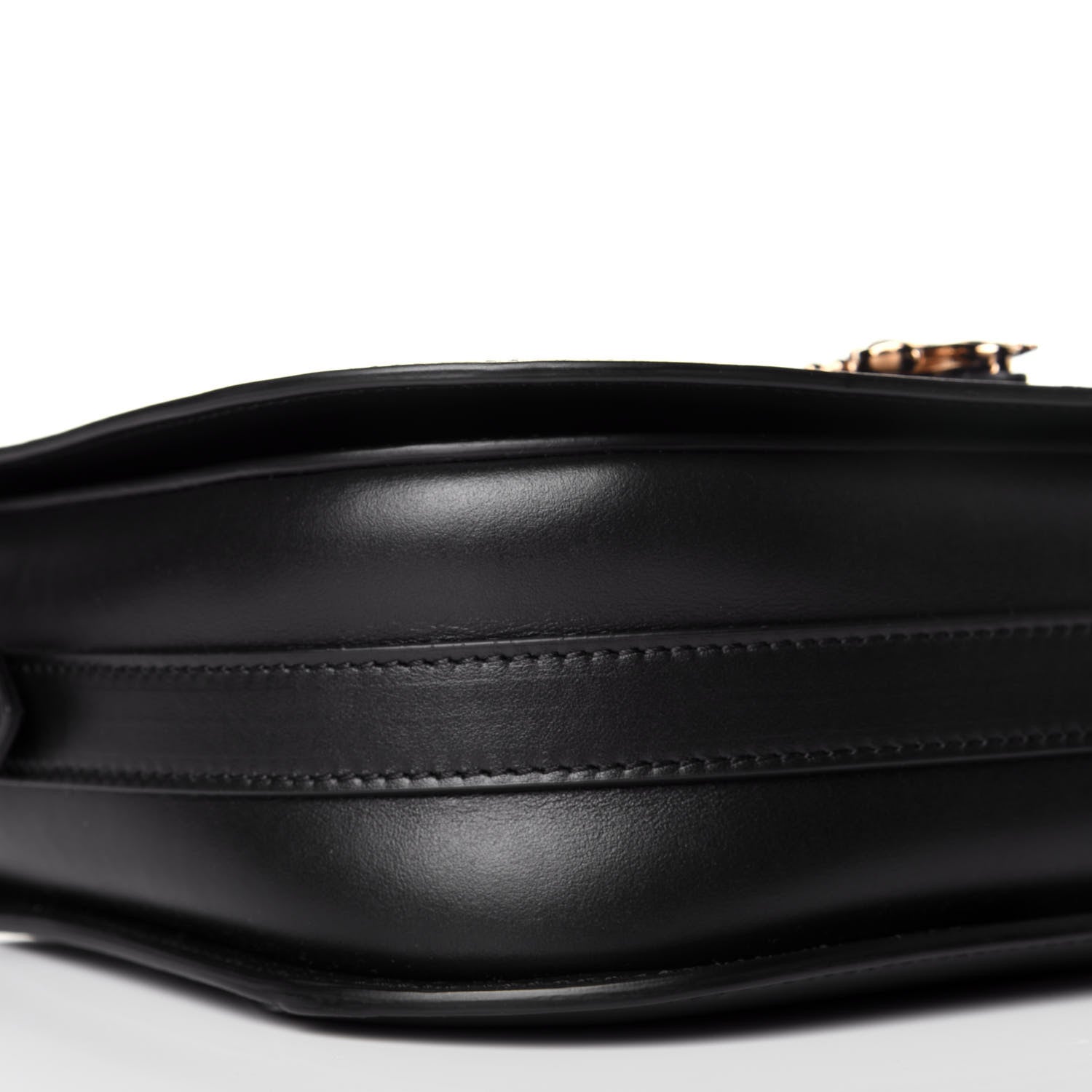 Versace Vitello Virtus Shoulder Bag Black 7 of 8