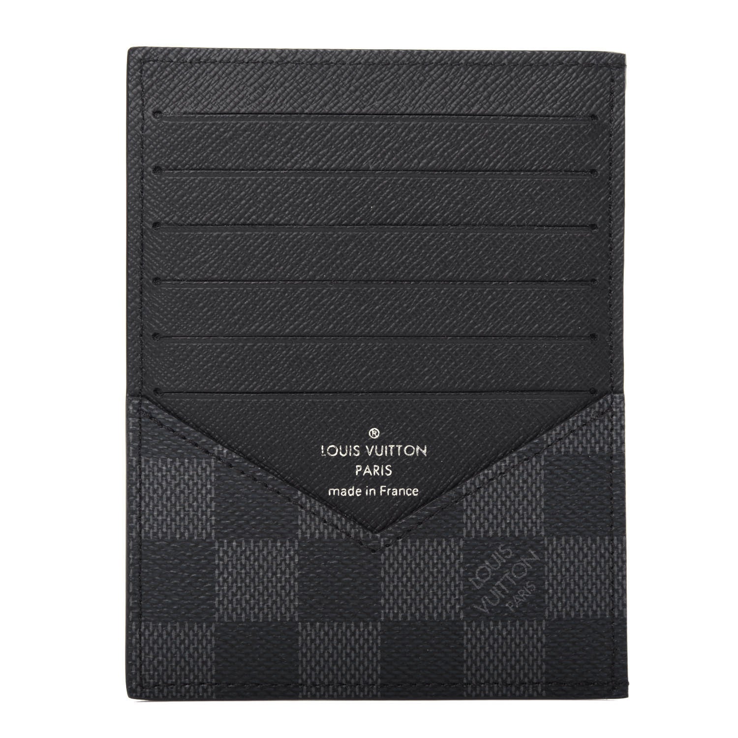Louis Vuitton Damier Graphite Zipped ID Card Holder 1 of 6