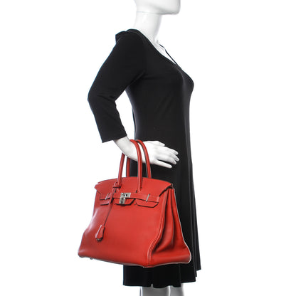 Hermes Togo Birkin 35 Rouge Garance 2 of 14