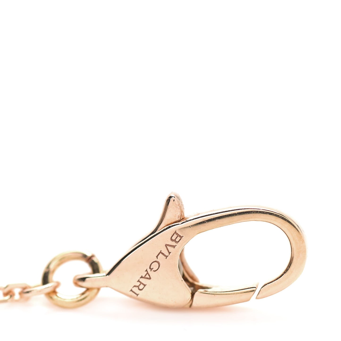 18K Rose Gold Diamond Mother of Pearl Small Divas' Dream Pendant Necklace