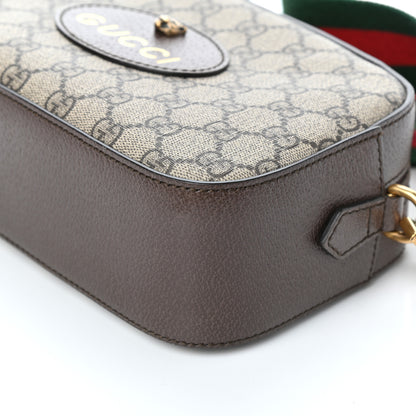 Gucci GG Supreme Monogram Web Neo Vintage Shoulder Bag Beige New Acero Crop 9 of 9