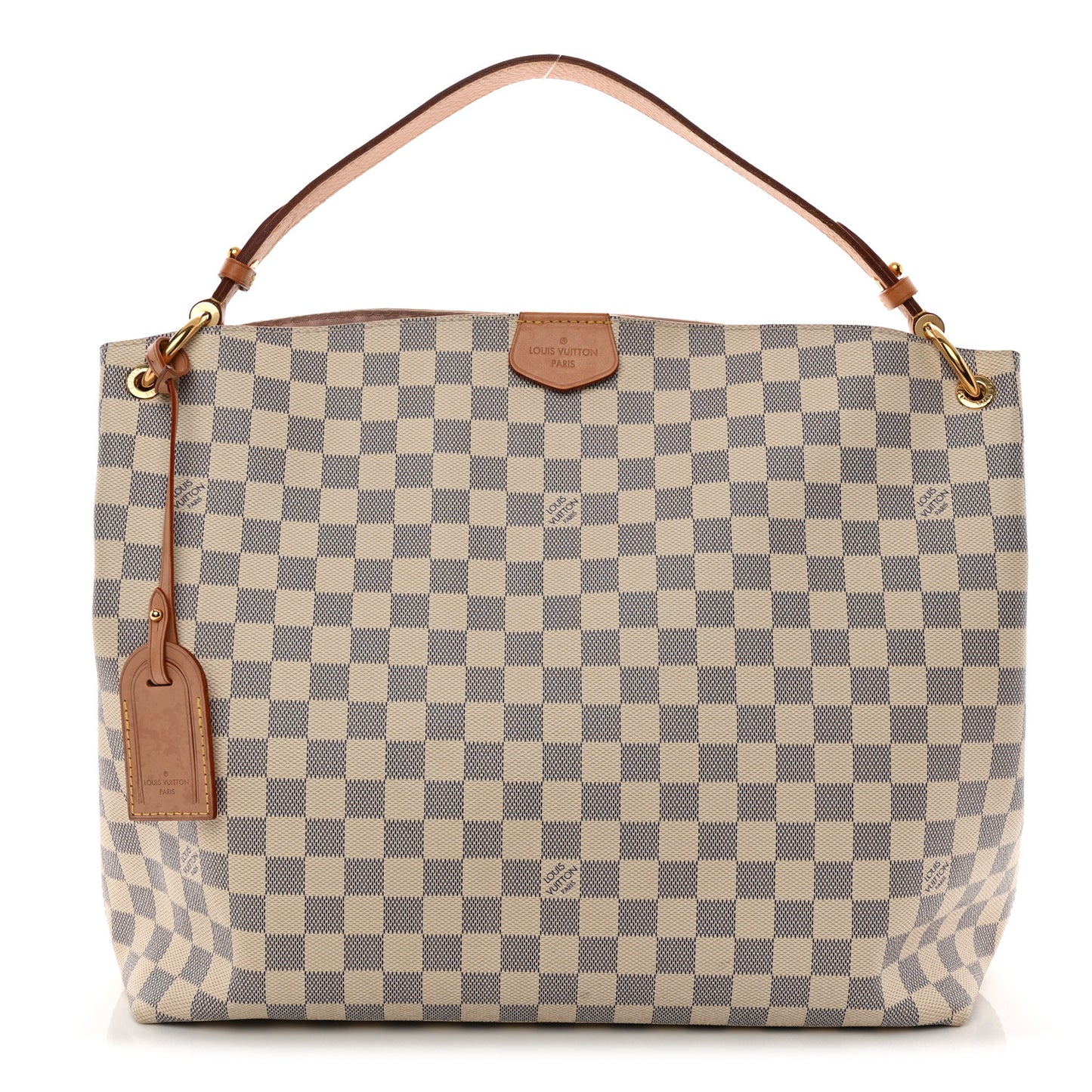 Damier Azur Graceful MM Rose Ballerine