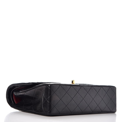Chanel Lambskin Quilted Medium Double Flap Black 5 of 9