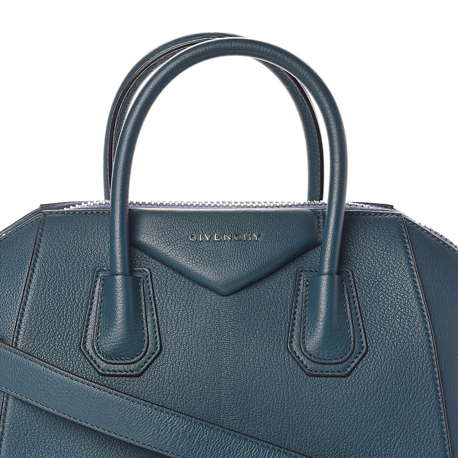 Givenchy Sugar Goatskin Small Antigona Prussian Blue 8 of 10