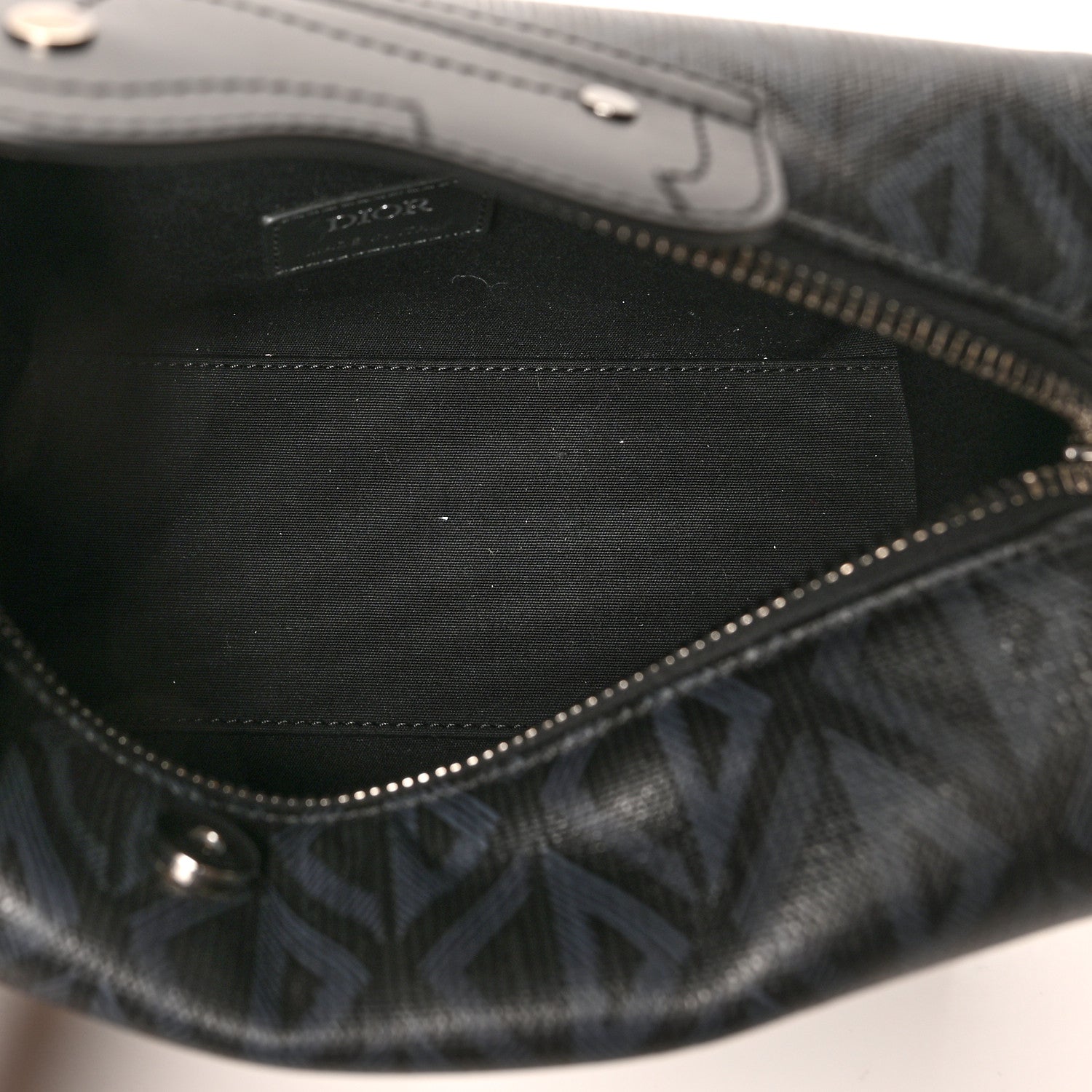 Christian Dior Canvas CD Diamond Lingot 22 Bag Black 5 of 10