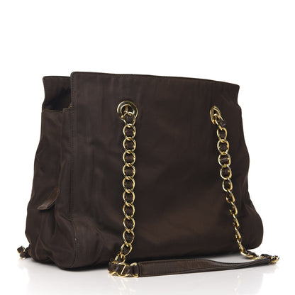 Prada Tessuto Nylon Catena Shoulder Bag Ebano 3 of 11