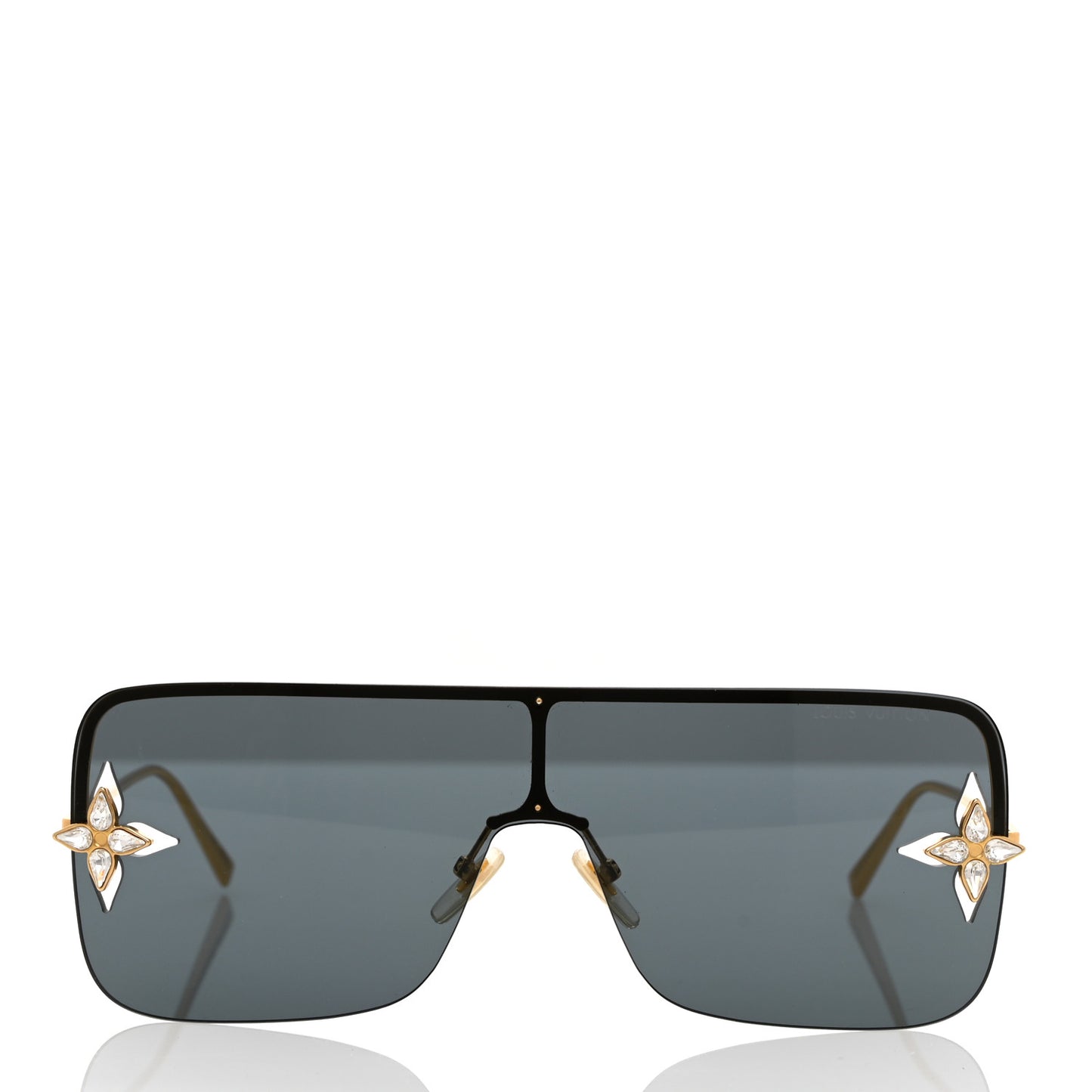 Metal Swarovski Crystal Star Light Sunglasses Z1664U Gold