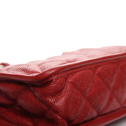 Chanel Caviar Large French Riviera Flap Red 11 of 11