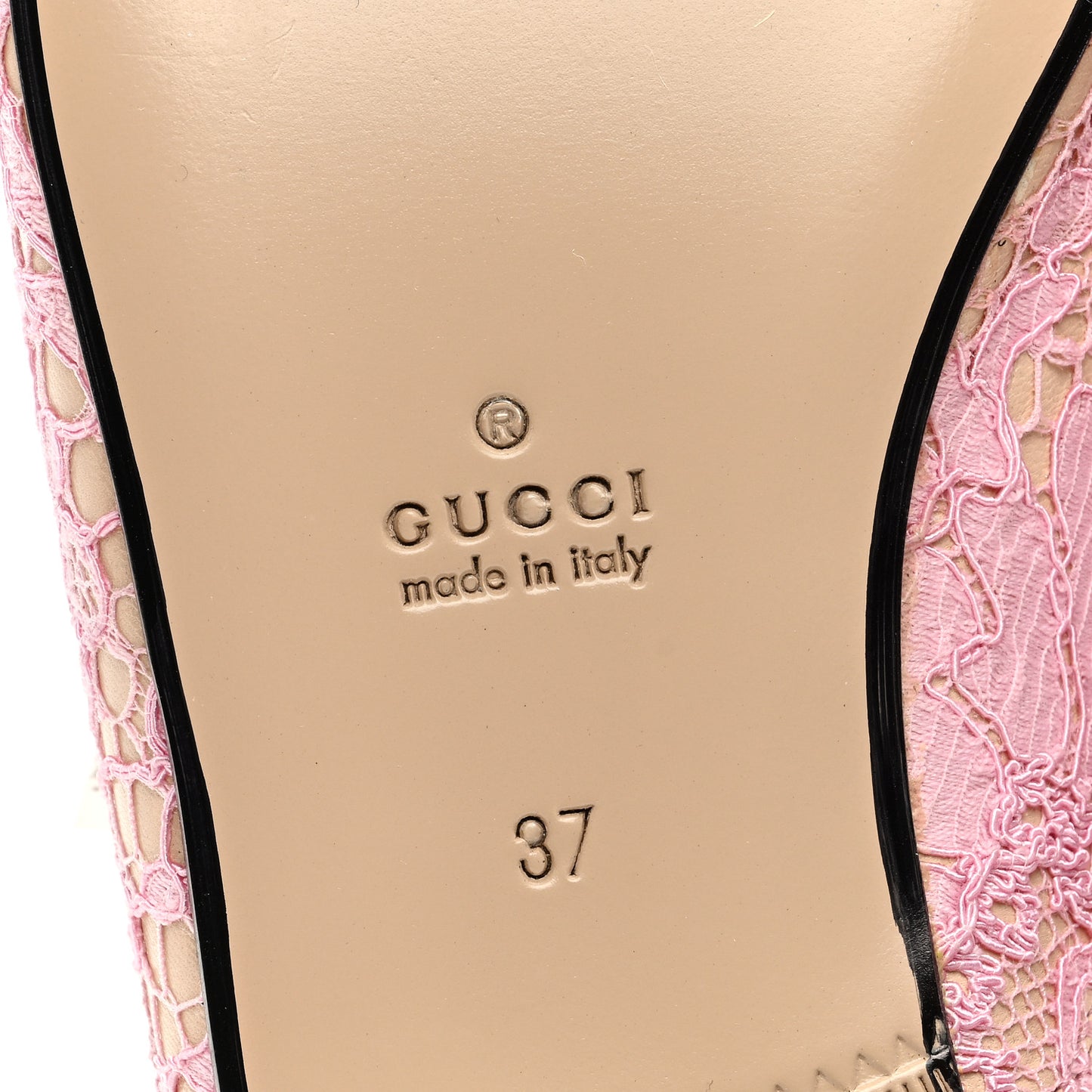 Lace Malaga Kid Womens Princetown Slippers 37 Sugar Pink Skin Rose