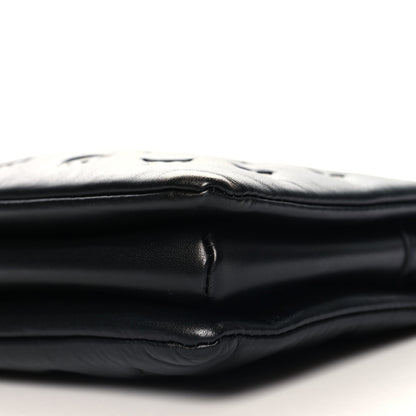 Louis Vuitton Lambskin Embossed Monogram LV Ski Coussin PM Black Multicolor 11 of 11