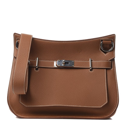 Hermes Taurillon Clemence Jypsiere 31 Gold 1 of 11