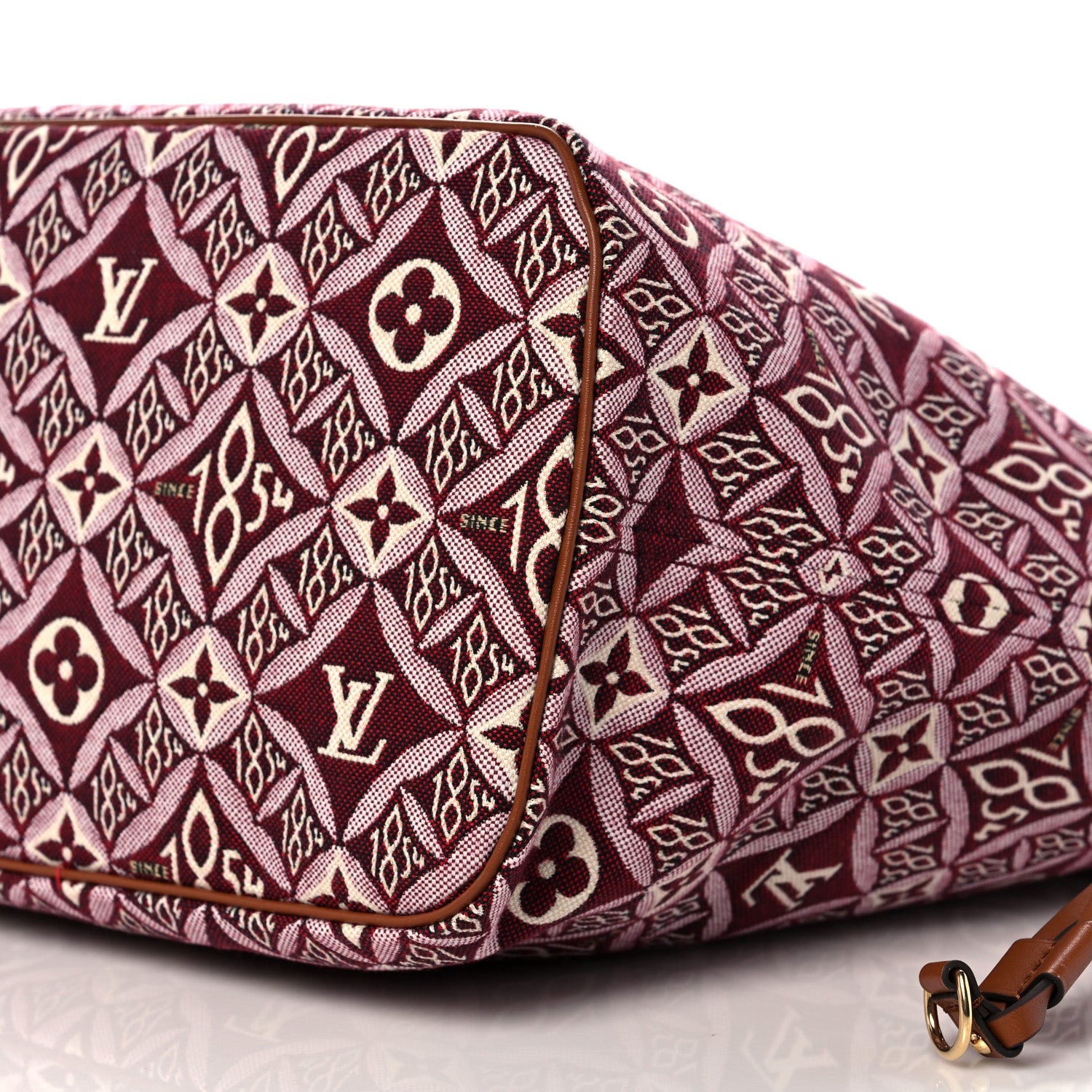 Louis Vuitton Jacquard Since 1854 Neverfull MM Bordeaux 9 of 9