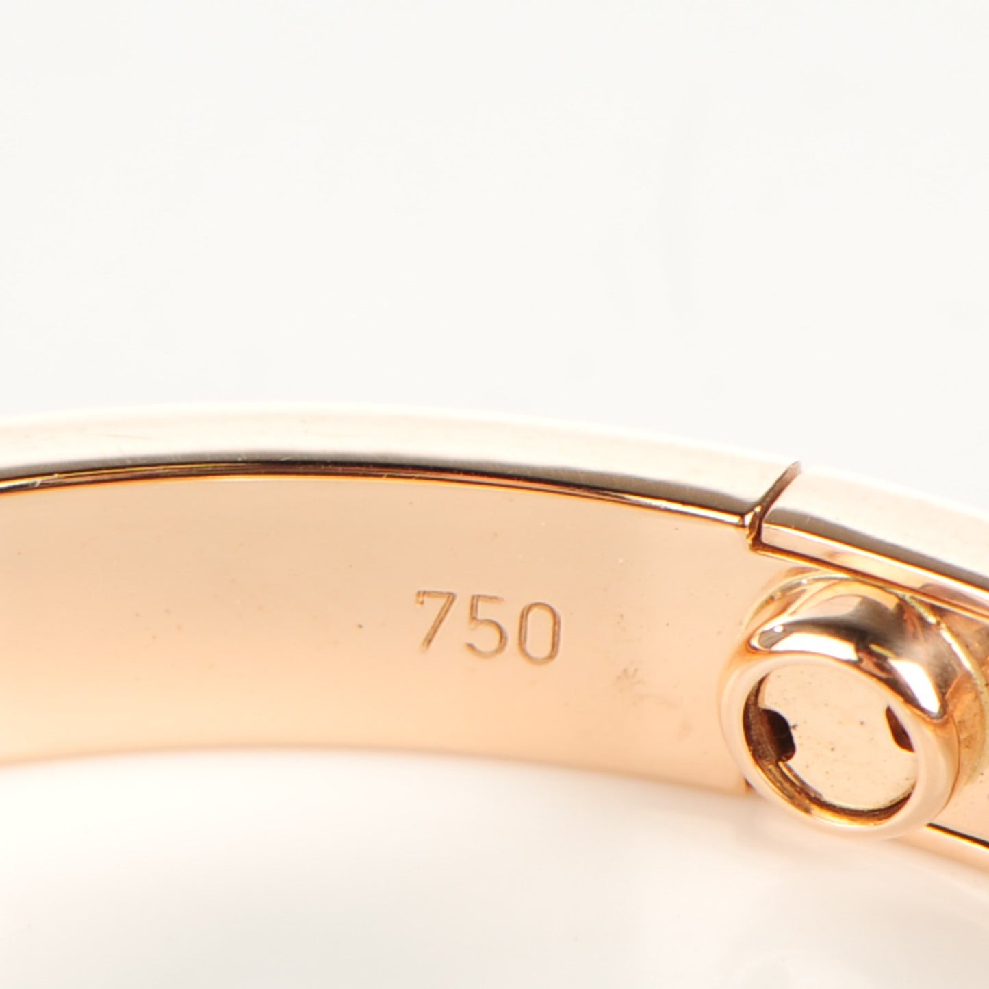 18K Pink Gold LOVE Bracelet 17