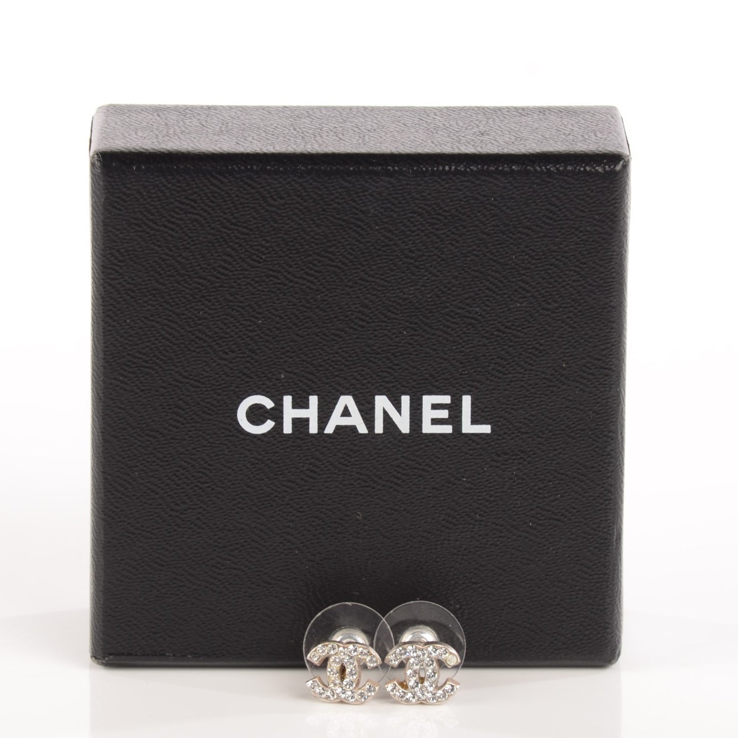 Crystal Timeless CC Earrings Silver