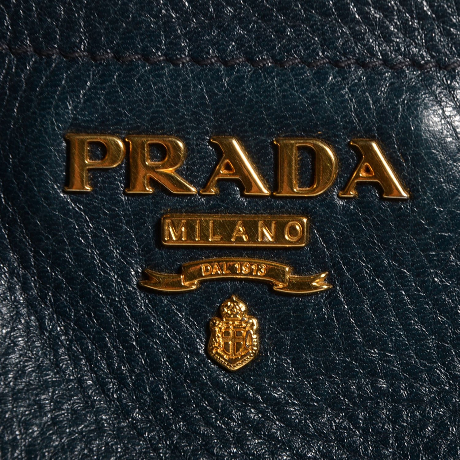 Prada Cervo Antik Zipper Detail Tote Denim Sfumato 10 of 10
