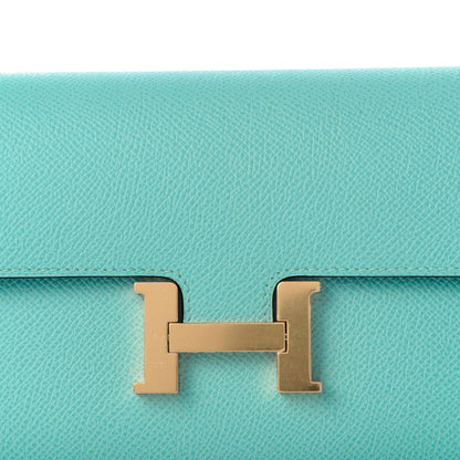 Hermes Epsom Constance Wallet To Go Bleu Atoll 7 of 8