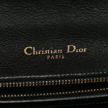 Christian Dior Calfskin Studded Small Diorama Flap Bag Black Multicolor 7 of 10