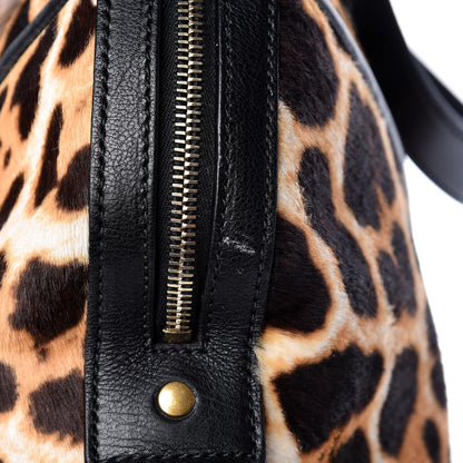 Saint Laurent Calf Hair Printed Oversized Muse Leopard 10 of 10