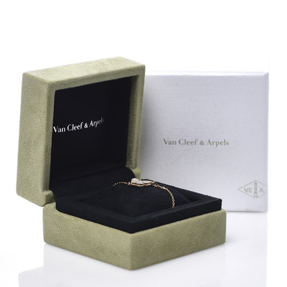 Van Cleef & Arpels 18K Yellow Gold Mother of Pearl Sweet Alhambra Butterfly Bracelet 7 of 7