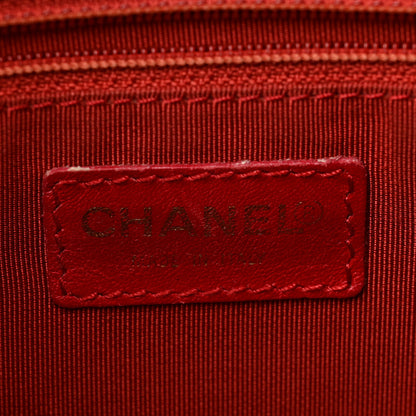 Chanel Caviar Quilted Petit Timeless Shopping Tote PTT Red 6 of 9