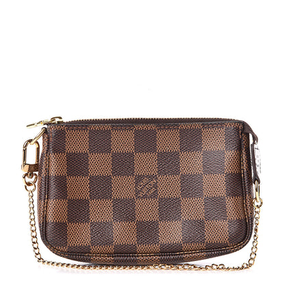 Louis Vuitton Damier Ebene Mini Pochette Accessories 1 of 9