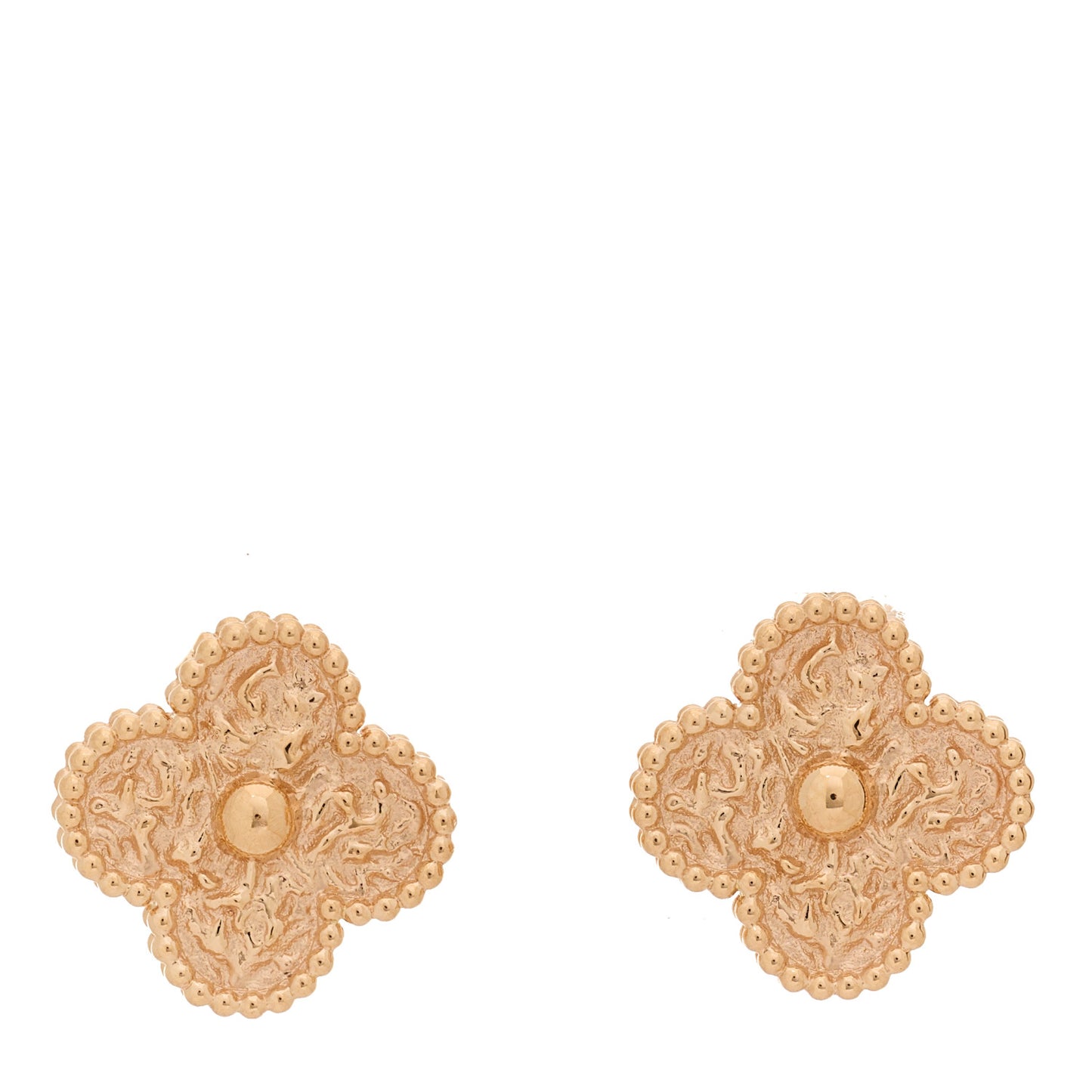 18K Rose Gold Vintage Alhambra Earrings