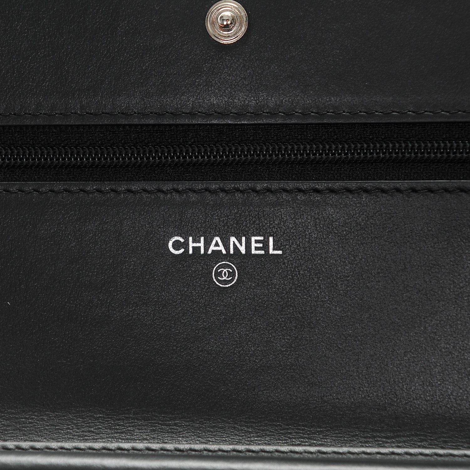 Chanel Calfskin Quilted Boy Wallet On Chain WOC Black 6 of 8