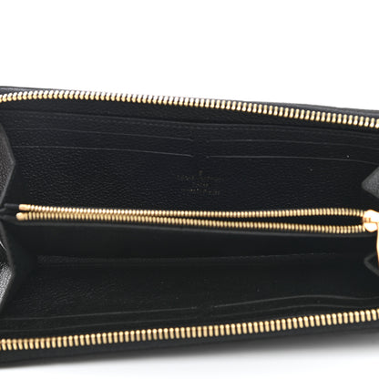 Louis Vuitton Empreinte Clemence Wallet Black 5 of 6