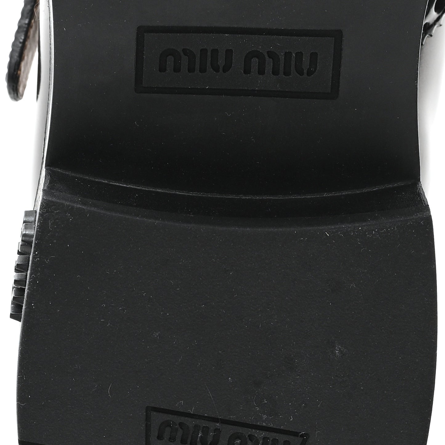 X CHURCH'S Shiny Calfskin Double Monk Loafer 36.5 Black
