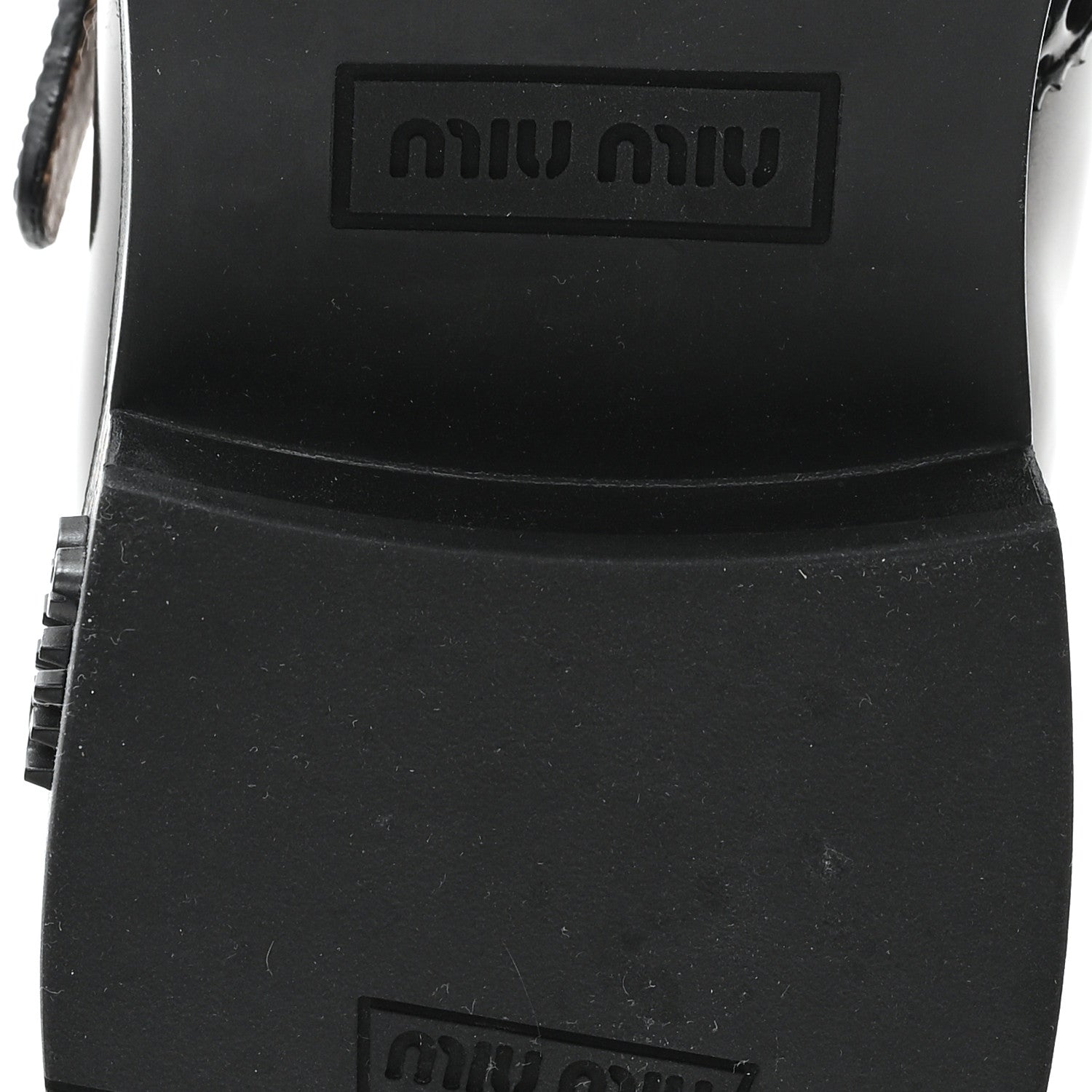 Miu Miu X CHURCH'S Shiny Calfskin Double Monk Loafer 36.5 Black 7 of 10