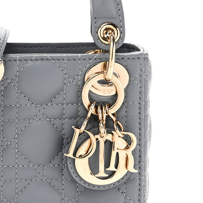 Christian Dior Lambskin Cannage Micro Lady Dior Cloud Blue 7 of 10