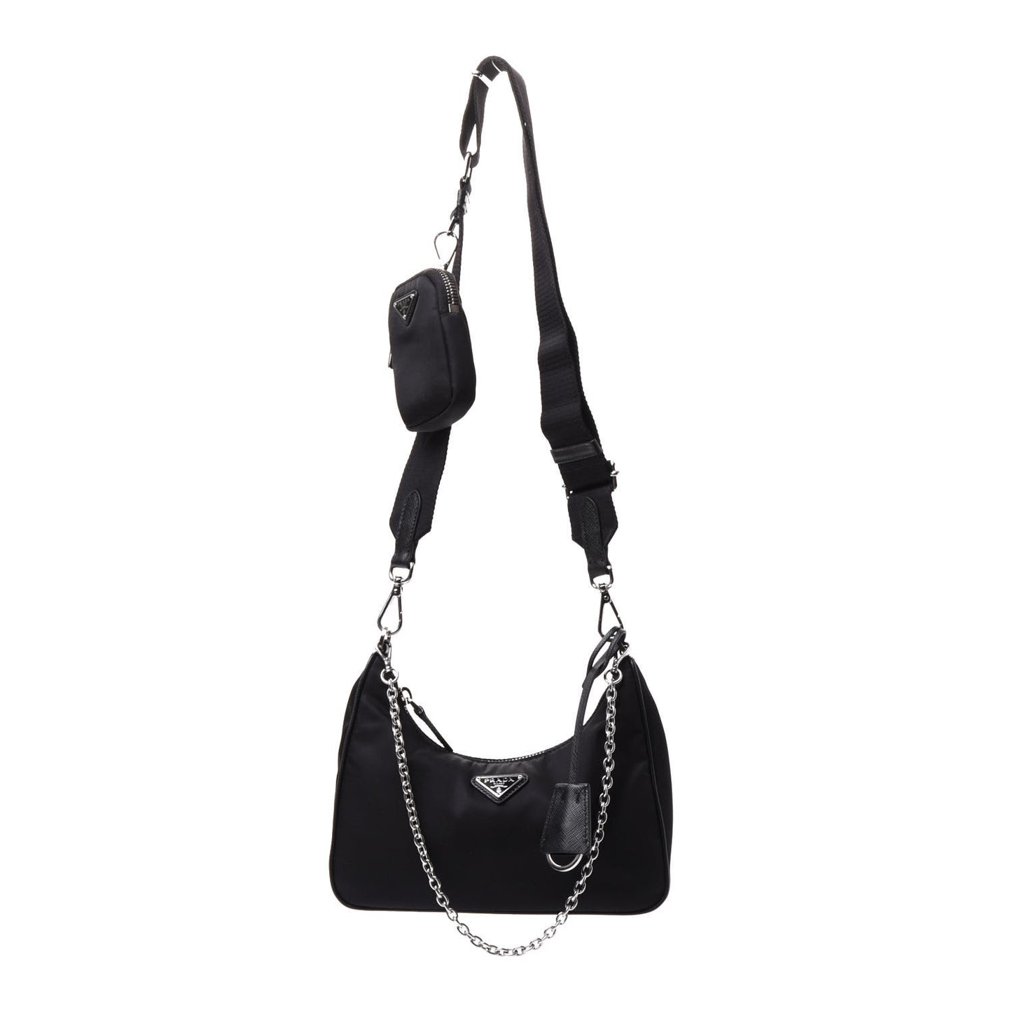 Nylon Re-Edition 2005 Shoulder Bag Black