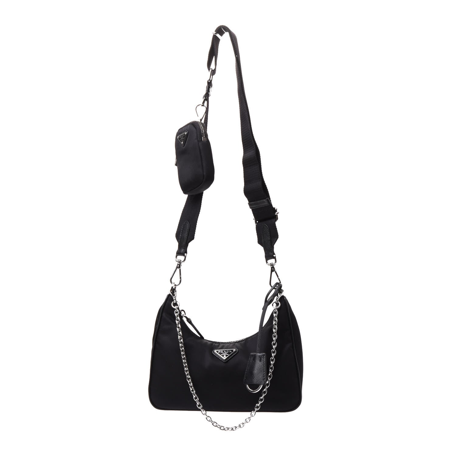 Prada Nylon Re-Edition 2005 Shoulder Bag Black 1 of 8