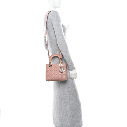 Christian Dior Lambskin Cannage Small My ABCDior Lady Dior Fard 2 of 9