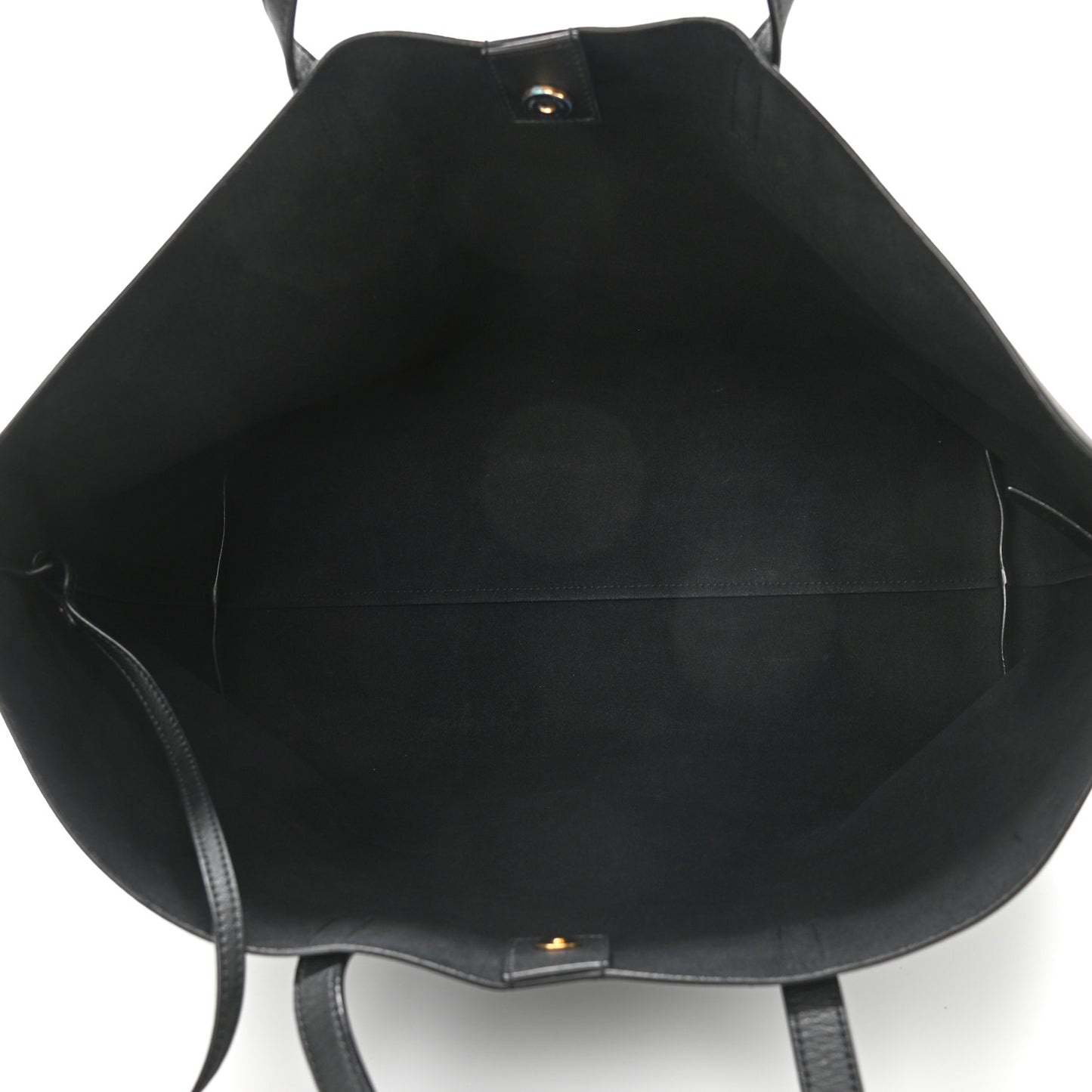 Calfskin Large Shopping Tote Black