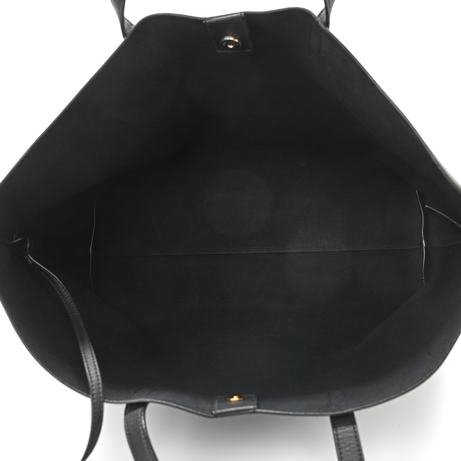 Saint Laurent Calfskin Large Shopping Tote Black 6 of 11