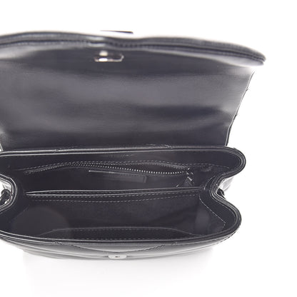 Saint Laurent Calfskin Y Quilted Monogram Toy Loulou Crossbody Bag Black 5 of 10