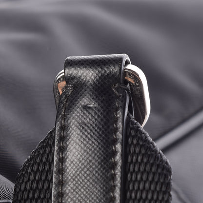 Prada Tessuto Nylon Saffiano Metal Triangle Logo Work Bag Black 11 of 34
