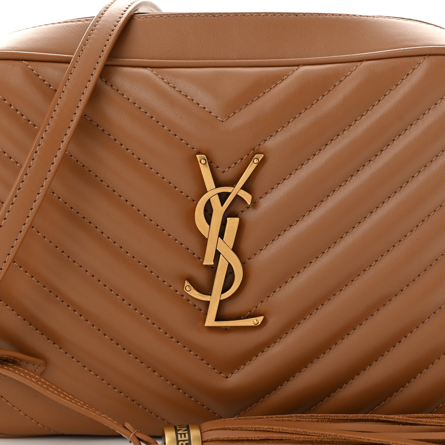 Calfskin Matelasse Monogram Lou Camera Bag Cinnamon